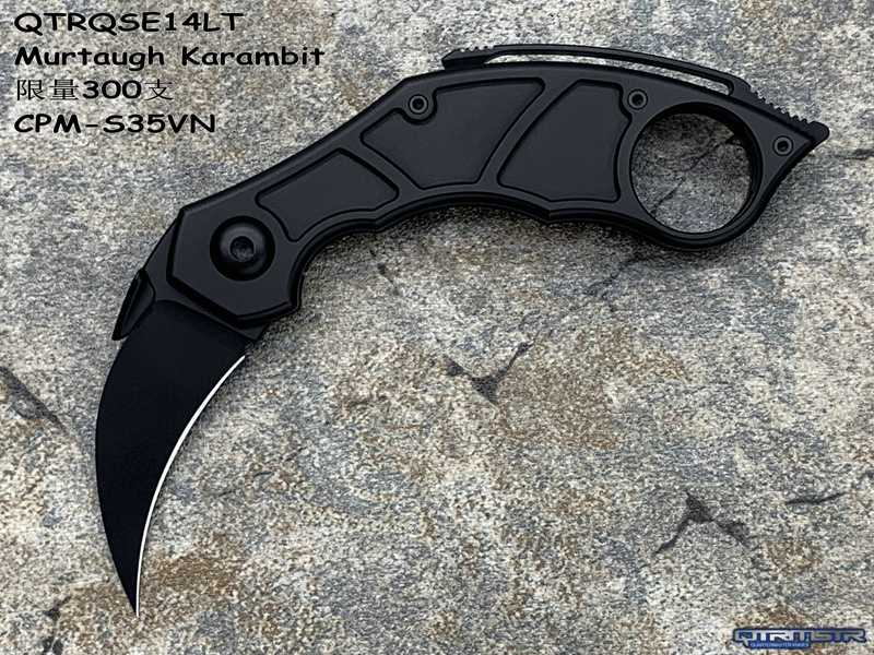 QuarterMaster  QTRQSE14LT Murtaugh Karambit 300֧ CPM-S35VNɫͿ ۵צֻ